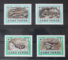 Kap Verde 500-503 Postfrisch Reptilien #WC943 - Cape Verde