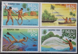 Palau - 1984 - Fishing Industry - Yv 51/64 - Fábricas Y Industrias