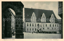 73624844 Meissen Elbe Sachsen Blick Zum Rathaus Meissen Elbe Sachsen - Meissen