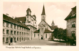 73624784 Ellwangen Jagst Stiftskirche Und Gymnasium Ellwangen Jagst - Ellwangen