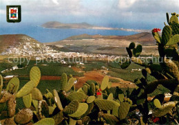 73624631 Las Palmas Gran Canaria Montana Cardones Meerblick Las Palmas Gran Cana - Autres & Non Classés