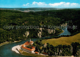 73624568 Kelheim Kloster Weltenburg Mit Donaudurchbruch Fliegeraufnahme Kelheim - Kelheim