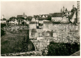 73624547 Rothenburg Tauber Blick Ueber Die Teufelskanzel Am Koboldzeller Tor Rot - Rothenburg O. D. Tauber