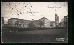 Foto-AK München, Georgianum Und Ludwigskirche  - Muenchen