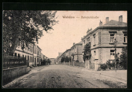 AK Walldürn, Bahnhofstrasse Mit Strassenlaterne  - Other & Unclassified