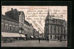 AK Duisburg-Ruhrort, Fabrikstrasse Mit Hotel Rheinischer Hof  - Duisburg