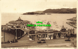 R593075 Plymouth. The Pier And Drake Island. Photochrom. 1943 - Welt