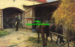 R593389 Farm. Workers With Horses. Nenke And Ostermaier. Photochromie. Serie 107 - Welt