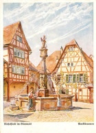 73623607 Michelstadt Marktbrunnen Kuenstlerkarte Michelstadt - Michelstadt