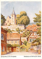 73623601 Zwingenberg Bergstrasse Marktplatz Mit Blick Auf Die Kirche Kuenstlerka - Altri & Non Classificati