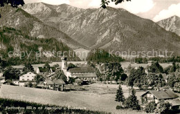 73623564 Fischbachau Ortsansicht Mit Kirche Blick Gegen Jaegerkamp Und Brechersp - Altri & Non Classificati