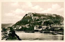 73623371 Koblenz Rhein Blick Ueber Den Rhein Zur Festung Ehrenbreitstein Koblenz - Koblenz