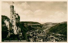 73623233 Reutlingen BW Schloss Lichtenstein Mit Echaztal  - Reutlingen