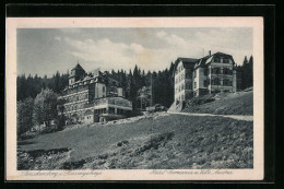 AK Brückenberg, Hotel Germania Mit Villa Austria  - Schlesien
