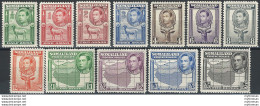 1938 Somaliland Protectorate Giorgio VI 12v. MNH SG N. 93/104 - Andere & Zonder Classificatie