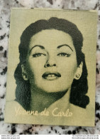 Bh14 Figurina Cartonata Personaggi Famosi  Nannina Actress Yvonne De Carlo - Catálogos