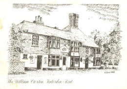 73481028 Tenterden Ashford William Caxton Pub Drawing Kuenstlerkarte  - Andere & Zonder Classificatie