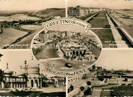 73480977 Brighton Hove Poynings From Dyke Hove Lawns And Esplanade Aquarium Roya - Andere & Zonder Classificatie