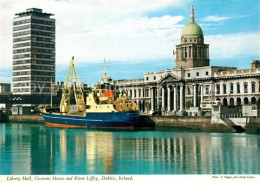 73364666 Dublin Ireland Liberty Hall Customs House And River Liffey Dublin Irela - Autres & Non Classés