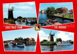 73364272 Norfolk Broads Wasserstrasse Bruecke Windmuehle Norfolk Broads - Andere & Zonder Classificatie