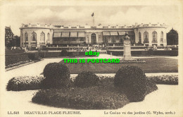 R592302 LL. 648. Deauville Plage Fleurie. Le Casino Vu Des Jardins. G. Wybo. Art - Mondo