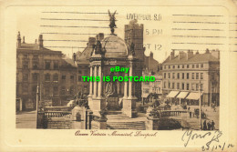 R593450 Liverpool. Queen Victoria Memorial. Tuck. Sepia Plate Marked. Postcard N - Mondo