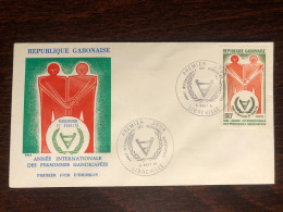 GABON FDC COVER 1981 YEAR DISABLED PEOPLE HEALTH MEDICINE STAMPS - Gabón (1960-...)