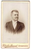 Fotografie Gebr. Rummel, Germersheim, Portrait Charmanter Mann Mit Schnurrbart  - Personnes Anonymes