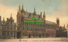 R592327 Nels. Bruges. La Justice De Paix LHotel De Ville Et La Chapelle Du St. S - Mundo