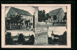 AK Königsfeld, Gasthof, Schloss, Kirche, Materialwarenhandlung Winter  - Autres & Non Classés