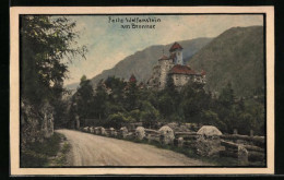Cartolina Feste Welfenstein Am Brenner, Blick Zur Burg Von Der Strasse Aus  - Autres & Non Classés