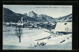 Cartolina San Candido, Ortsansicht Im Winter  - Altri & Non Classificati