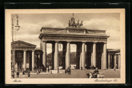 AK Berlin, Brandenburger Tor  - Andere & Zonder Classificatie