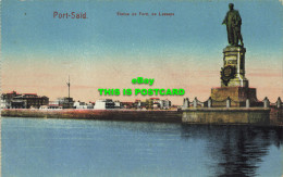 R592343 Port Said. Statue De Ferd De Lesseps. M. M. L - Mundo