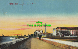 R592346 Port Said. Vue Du Phare Avec Le Casino. M. M. L - Mundo