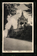 AK Porta Westfalica, Blick Von Der Kaiserstrasse Zum Kaiser Wilhelm-Denkmal  - Altri & Non Classificati