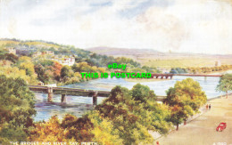 R593504 Perth. The Bridges And River Tay. Valentine. Art Colour. E. W. Trick - Welt