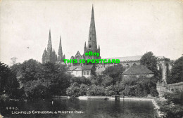 R593513 Staffs. Lichfield Cathedral And Minster Pool. Photochrom. Exclusive Gran - Monde