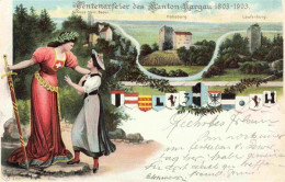 13974280 Habsburg_Schloss_AG Schloss Stein Habsburg Laufenburg Kuenstlerkarte - Altri & Non Classificati