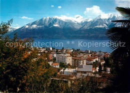 13003095 Minusio Locarno TI Panorama Mit Lago Maggiore Minusio Locarno TI - Autres & Non Classés