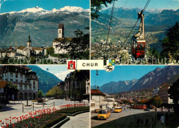 12930665 Chur GR Hof Calanda Luftseilbahn Brambruesch Postplatz Chur - Sonstige & Ohne Zuordnung