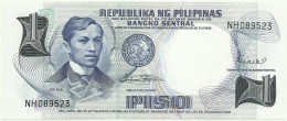 Philippines - 1 Piso - ND ( 1969 ) - Pick 142.b - Unc. - Sign. 8 - Serie NH - Filippine