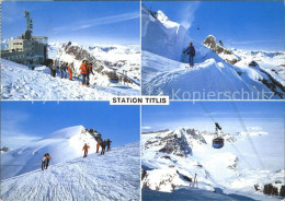 12920835 Engelberg OW Wintersportplatz Gipfelstation Kleintitlis Luftseilbahn Sk - Sonstige & Ohne Zuordnung