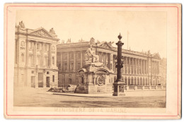 Photo A. Haute Coeur, Paris,  Vue De Paris, Ministere De La Marine, Monument  - Lugares