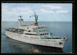 AK Passagierschiff Wappen Von Hamburg Auf Hoher See  - Steamers