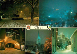 12884045 Chur GR Abendliche Impressionen Im Winter Chur - Altri & Non Classificati