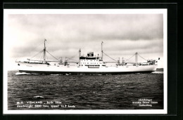 AK Handelsschiff M. S. Vidaland Vor Der Küste  - Cargos