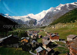 12862695 Saas-Fee Mit Allalinhorn Feegletscher Alphubel Saas Fee - Altri & Non Classificati