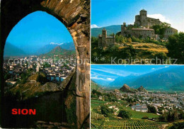 12860085 Sion VS Au Pied De Ses Chateaux Alpes Sion - Altri & Non Classificati