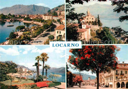 12858935 Locarno Lago Maggiore Uferstrasse Park Kirche Innenstadt Locarno - Sonstige & Ohne Zuordnung